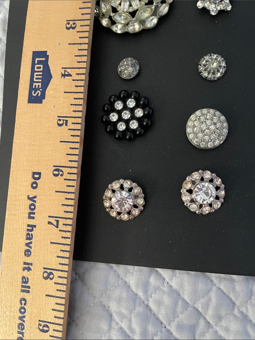 Vintage-Style Rhinestone buttons Collection - Picture 3 of 4